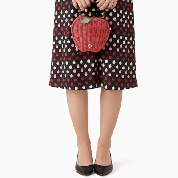 Kate Spade Honey Crisp Apple Basket Crossbody Bag - Picture 2 of 6